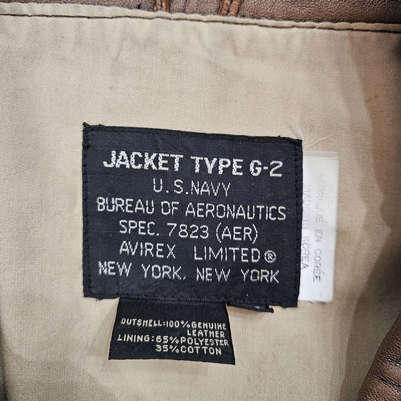 ☆☆☆RARE VINTAGE AVIREX LEATHER JACKET☆☆☆ - Picture 2 of 7